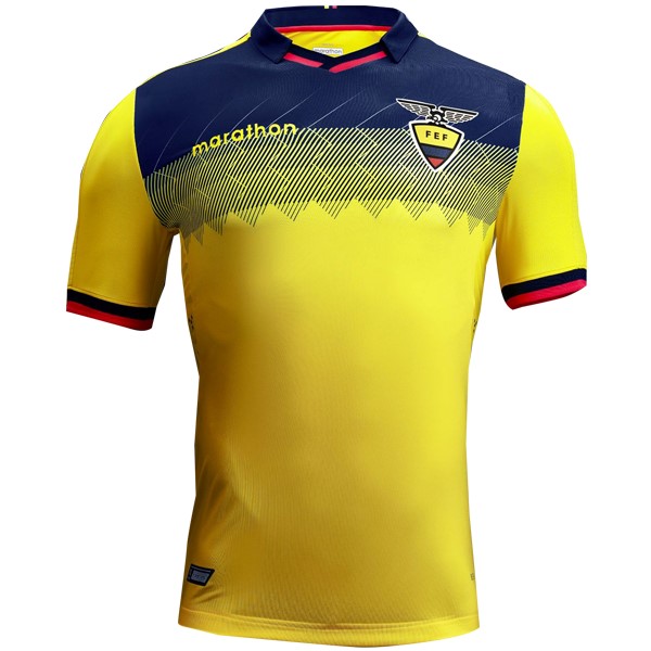 Tailandia Camiseta Ecuador 1ª Kit 2019 Amarillo